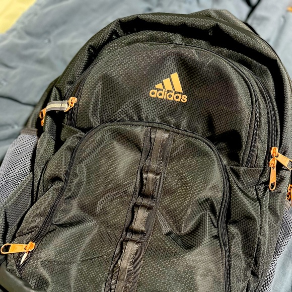 Adidas school backpack - black with rose gold.